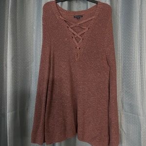 American eagle purple sweater